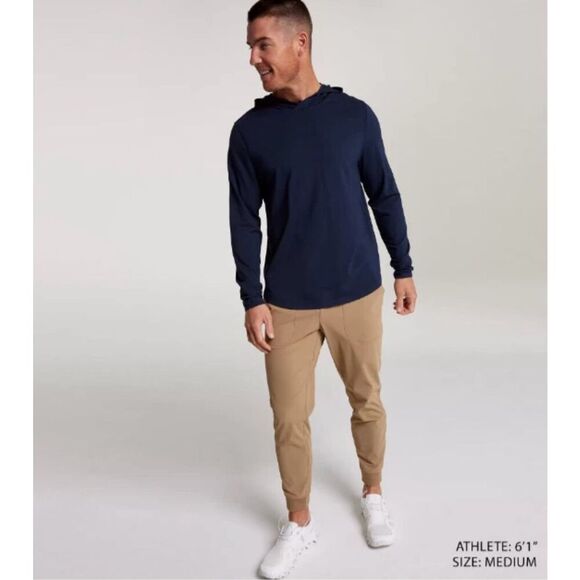 VRST - NWT - M Sz Med - Men's Essential Hoodie in Darker Ardosia (dark blue). - Picture 3 of 11